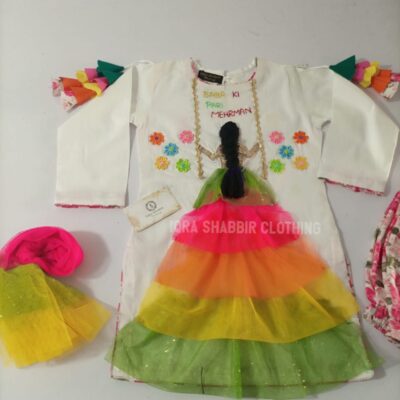 Doll Dress Embroidered