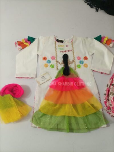 Doll Dress Embroidered