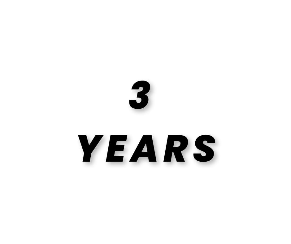3-YEARS