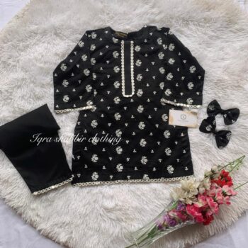Black Embroidery Dress