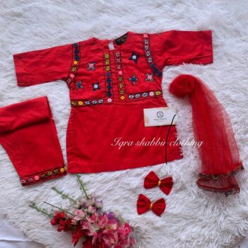 Red Kurta Shalwar