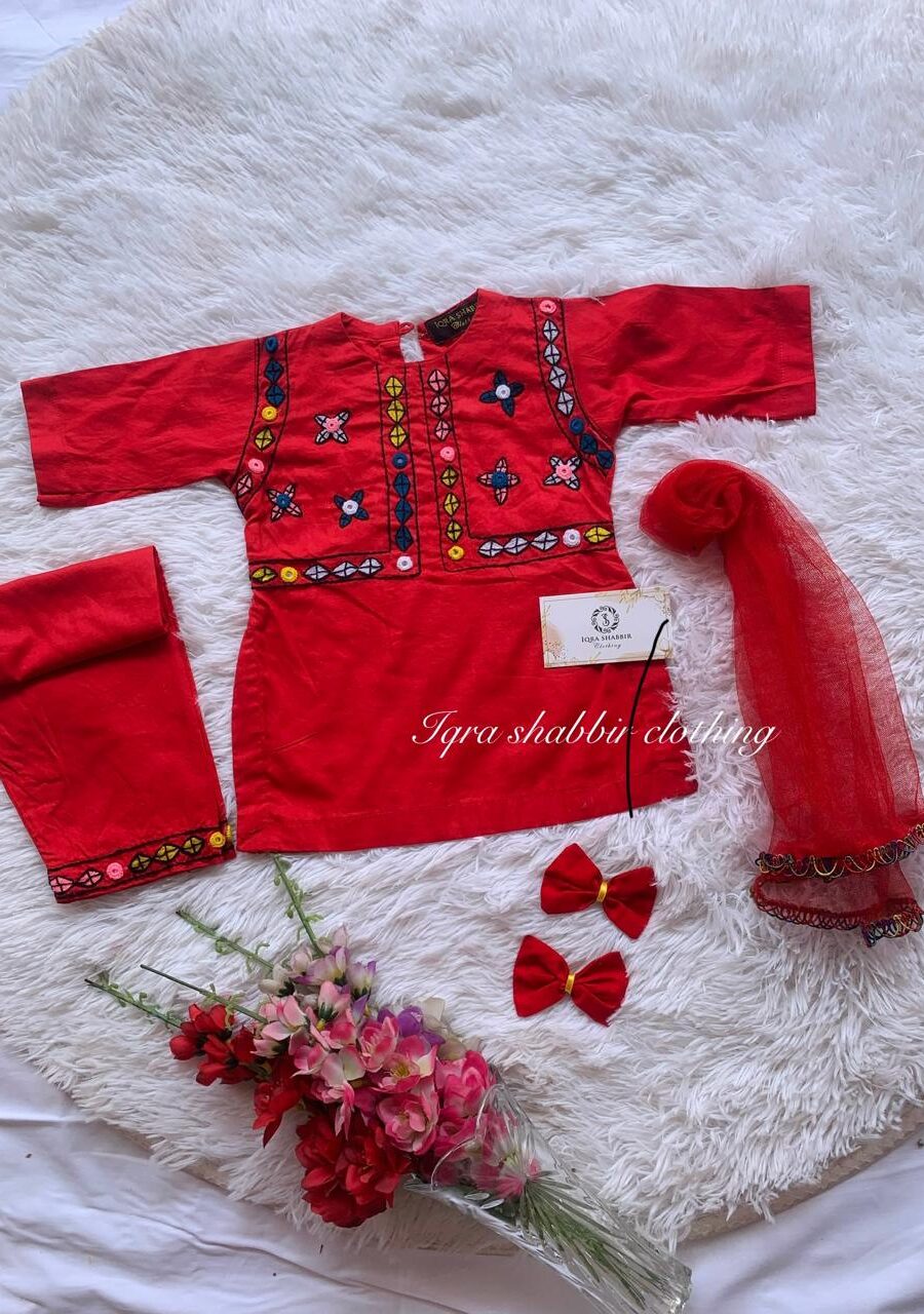 Red Kurta Shalwar
