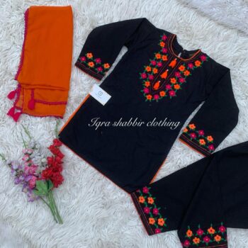 Black Embroidery Dress