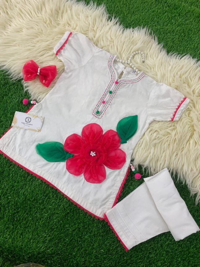 White Flower Dress