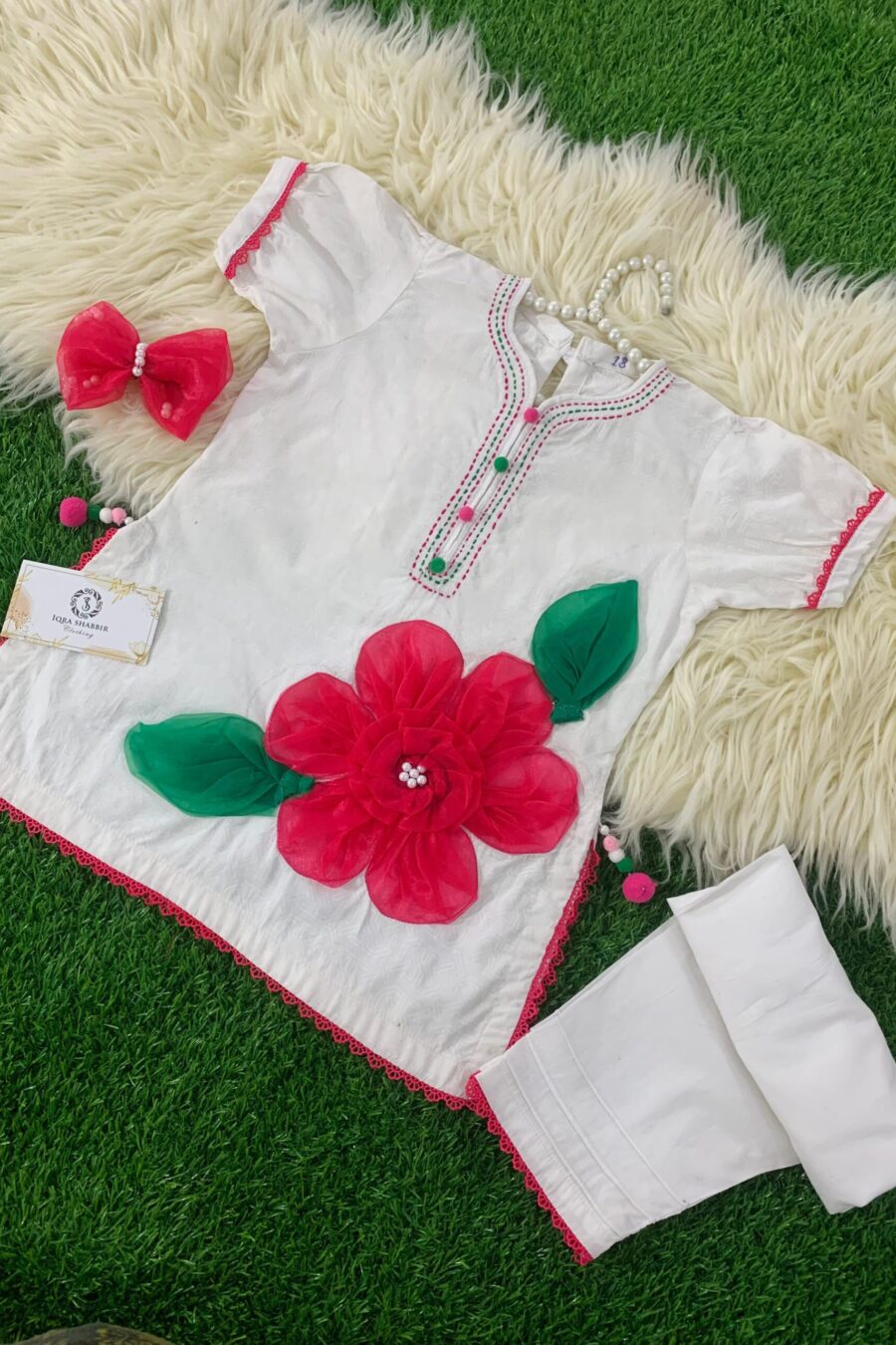 White Flower Dress